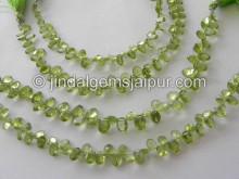 Peridot Cut Oval Beads